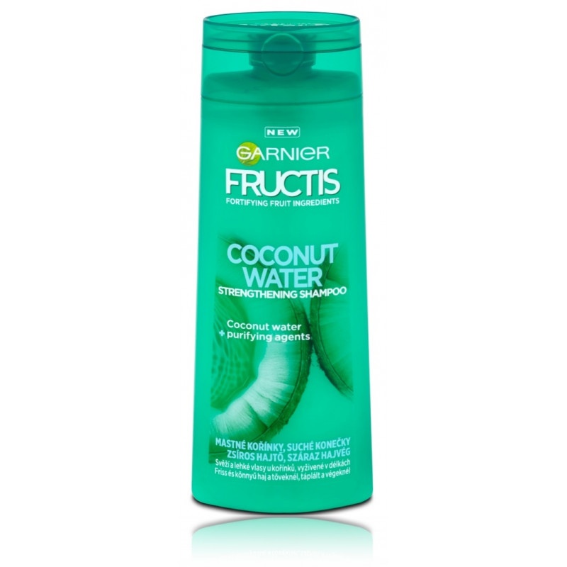 Garnier Fructis Coconut Water Shampoo rasusele peanahale ja kuivadele